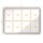 nobo Schaukasten silber 8x DIN A4 97,2 x 3,7 x 69,2 cm, 1 St.