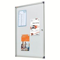 nobo Schaukasten Pacific silber 9x DIN A4 80,5 x 2,2 x 112,0 cm, 1 St.