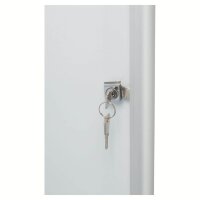 nobo Schaukasten Pacific silber 9x DIN A4 80,5 x 2,2 x 112,0 cm, 1 St.