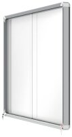 nobo Schaukasten silber 18x DIN A4 141,2 x 5,4 x 100,0 cm, 1 St.
