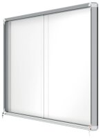 nobo Schaukasten silber 27x DIN A4 207,2 x 5,4 x 100,0 cm, 1 St.