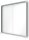 nobo Schaukasten silber 27x DIN A4 207,2 x 5,4 x 100,0 cm, 1 St.