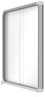 nobo Schaukasten silber 15x DIN A4 119,2 x 5,4 x 100,0 cm, 1 St.