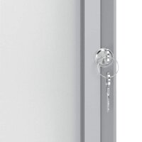 nobo Schaukasten silber 4x DIN A4 69,2 x 4,5 x 53,2 cm, 1 St.