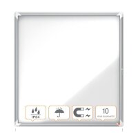 nobo Schaukasten silber 12x DIN A4 97,2 x 4,5 x 100,0 cm, 1 St.