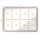 nobo Schaukasten silber 8x DIN A4 97,2 x 4,5 x 69,2 cm, 1 St.