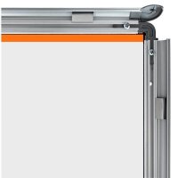 nobo Kundenstopper silber DIN A0 2 Fächer 89,3 x 79,0 x 142,8 cm, 1 St.