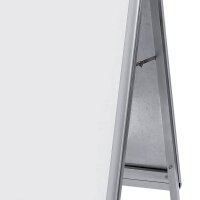 nobo Kundenstopper silber DIN A2 2 Fächer 47,5 x...
