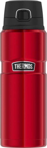 THERMOS® Isolierflasche Stainless King rot, schwarz 700,0 ml, 1 St.