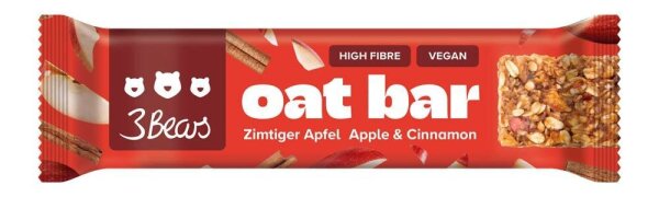 3Bears Oat Bar - Zimtiger Apfel  1 Riegel, 1 St.