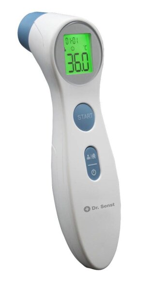 Dr. Senst® Infrarot-Stirnthermometer weiß