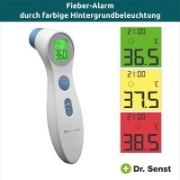Dr. Senst® Infrarot-Stirnthermometer weiß