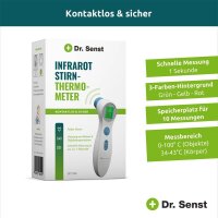 Dr. Senst® Infrarot-Stirnthermometer weiß