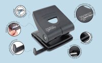 RAPESCO® Locher Germ-Savvy 827-P schwarz, 1 St.