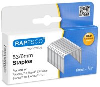 RAPESCO® Tackerklammern 53/6, 2.000 St.