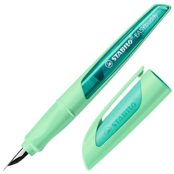 STABILO EASYbuddy Pastel Patronenfüller hauch von minzgrün L (Linkshänderfeder), 1 St.