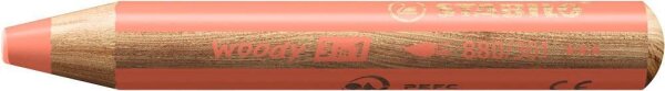 STABILO woody 3 in 1 Buntstift rot, 1 St.