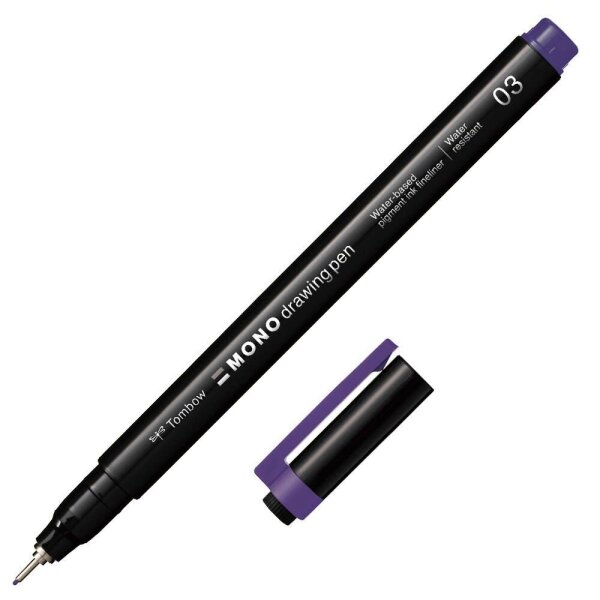 Tombow MONOdrawing Fineliner lila 0,35 mm, 1 St.