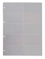 EICHNER Visitenkartenhüllen DIN A4 DIN A4 transparent glatt, 10 St.