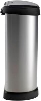 curver DECOBIN Mülleimer 40,0 l silbermetallic  (...