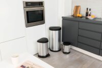 curver DECOBIN Mülleimer 40,0 l silbermetallic  ( 240641 )