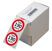 EICHNER Aufkleber Geschwindigkeit 190 km/h,...