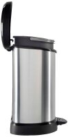 curver DECOBIN Mülleimer 15,0 l silbermetallic, 1 St.