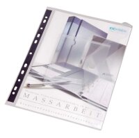 EICHNER Dokumententaschen CD DIN A4 transparent glatt, 5 St.