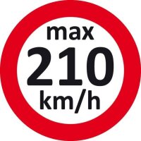 EICHNER Aufkleber Geschwindigkeit 210 km/h,...