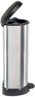 curver DECOBIN Mülleimer 40,0 l silbermetallic  ( 240637 )
