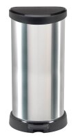 curver DECOBIN Mülleimer 40,0 l silbermetallic  ( 240637 )