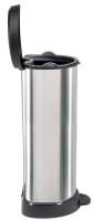 curver DECOBIN Mülleimer 40,0 l silbermetallic  ( 240637 )