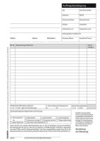 EICHNER Kfz-Auftrag Formulare, 1 Block