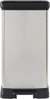curver DECOBIN SLIM BIN Mülleimer 50,0 l silbermetallic  ( 240643 )