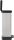 curver DECOBIN SLIM BIN Mülleimer 50,0 l silbermetallic  ( 240643 )