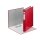 LEITZ 4210 Ringbuch 2-Ringe rot 4,0 cm DIN A4, 1 St.
