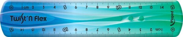 maped Lineal Twist´n Flex Decor 15 cm, bunt