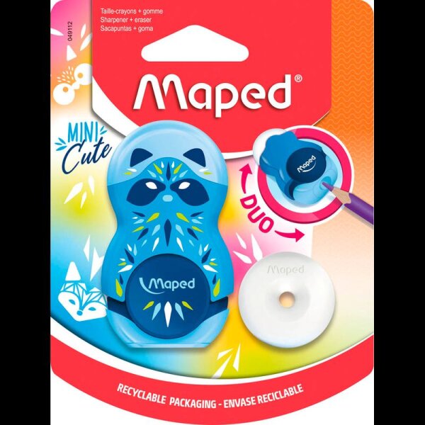 maped Radiergummi LOOPY MINI CUTE farbsortiert, 1 St.