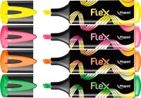 maped FLUO PEPS FLEX Textmarker farbsortiert, 4 St.