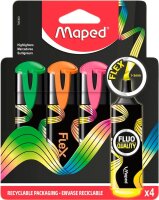 maped FLUO PEPS FLEX Textmarker farbsortiert, 4 St.