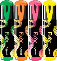 maped FLUO PEPS FLEX Textmarker farbsortiert, 4 St.
