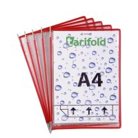 tarifold Sichttafeln Dry Pocket DIN A4 rot, Öffnung...