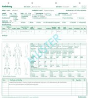 BOI Wunddokumentation Formulare, 50 St.
