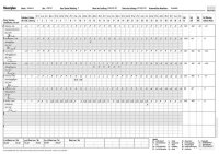 BOI Dienstplan für bis zu 9 Mitarbeiter Formulare,...