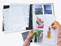 HERMA Fotosichthüllen Fotophan 9x13 cm weiß genarbt, 10 St.