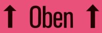 HERMA Warnetiketten 6756 rot »Oben« 118,0 x...