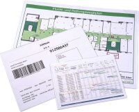 EICHNER Sichttaschen DIN A4 quer transparent glatt 7,0 mm, 5 St.