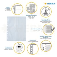 HERMA Fotosichthüllen Fotophan 10x15 cm weiß genarbt, 10 St.