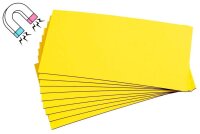 EICHNER Magnetschilder gelb 5,0 x 15,0 cm, 100 St.