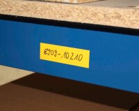 EICHNER Magnetschilder gelb 5,0 x 15,0 cm, 100 St.